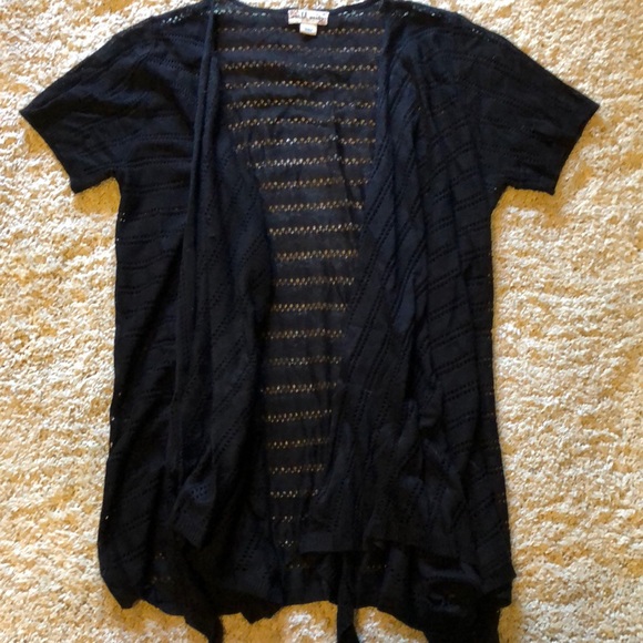 Draped front T-shirt sweater - Picture 1 of 3